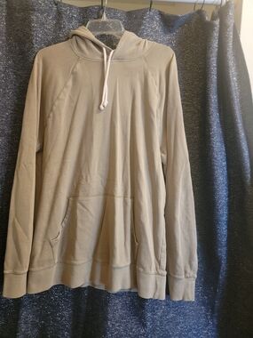 Goodfellow & Co Beige Drawstring Hooded Pullover